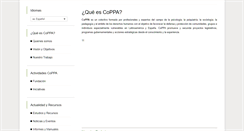 Desktop Screenshot of coppaprevencion.org