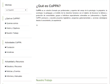 Tablet Screenshot of coppaprevencion.org